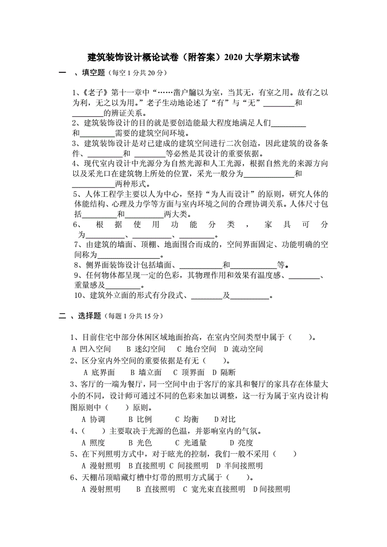 设计概论下的装饰设计理论概览