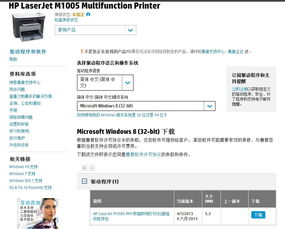 惠普1005打印机驱动下载及安装教程