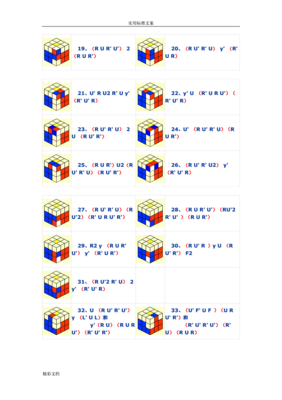 魔方最笨方法口诀(魔方最笨方法口诀倒7)