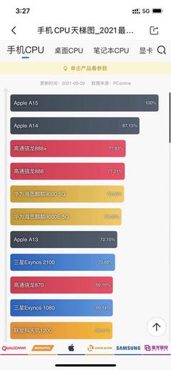2023年手机处理器排行榜最新版