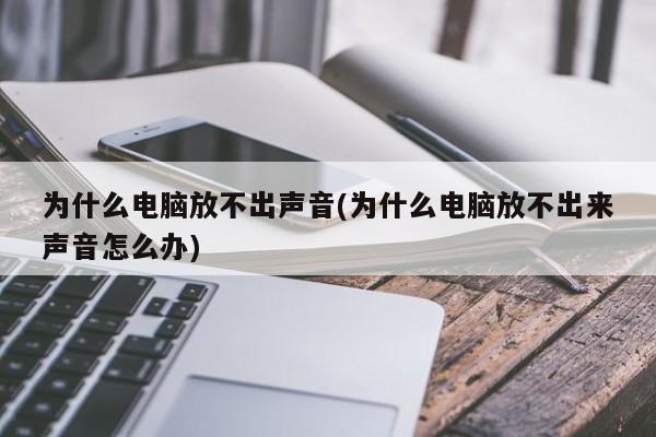 电脑无声音原因及解决方法