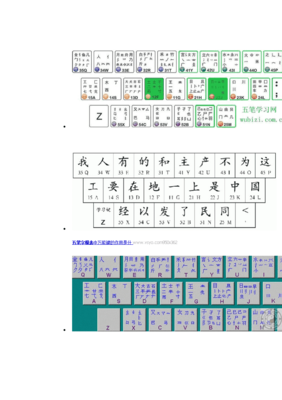 五笔字根表高清大图下载，清晰易懂的五笔输入法图片资源