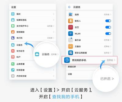 华为云服务，手机查找与登录入口